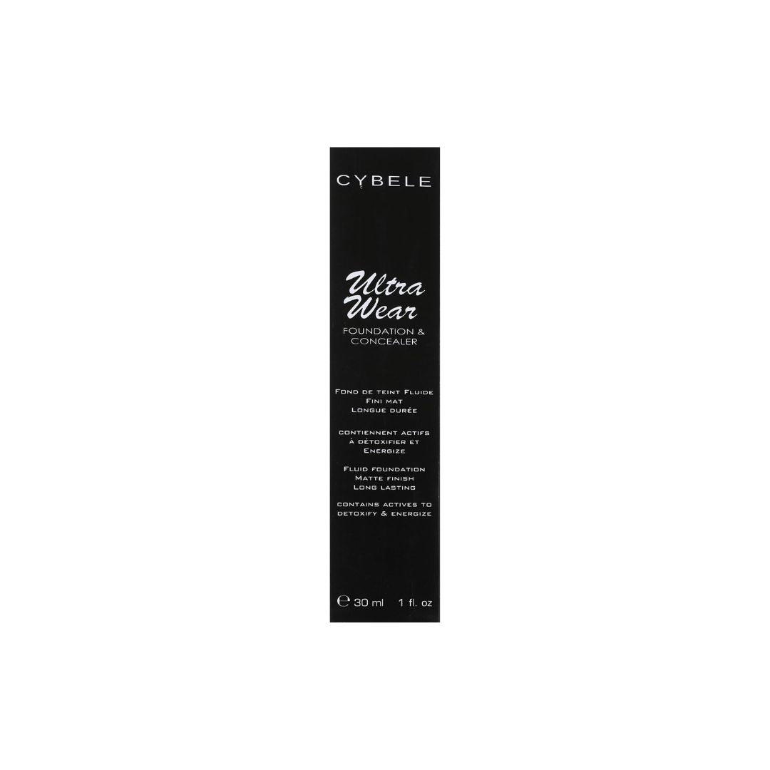 Cybele Ultra Wear Foundation & Concealer 01 Porcelain | Full Coverage