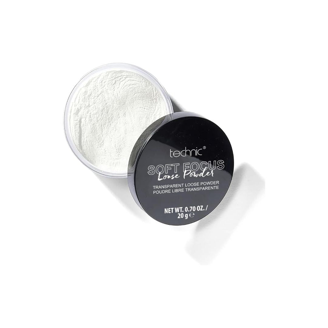 Technic Soft Focus Loose Powder Transparent 20g | 12H HD Matte
