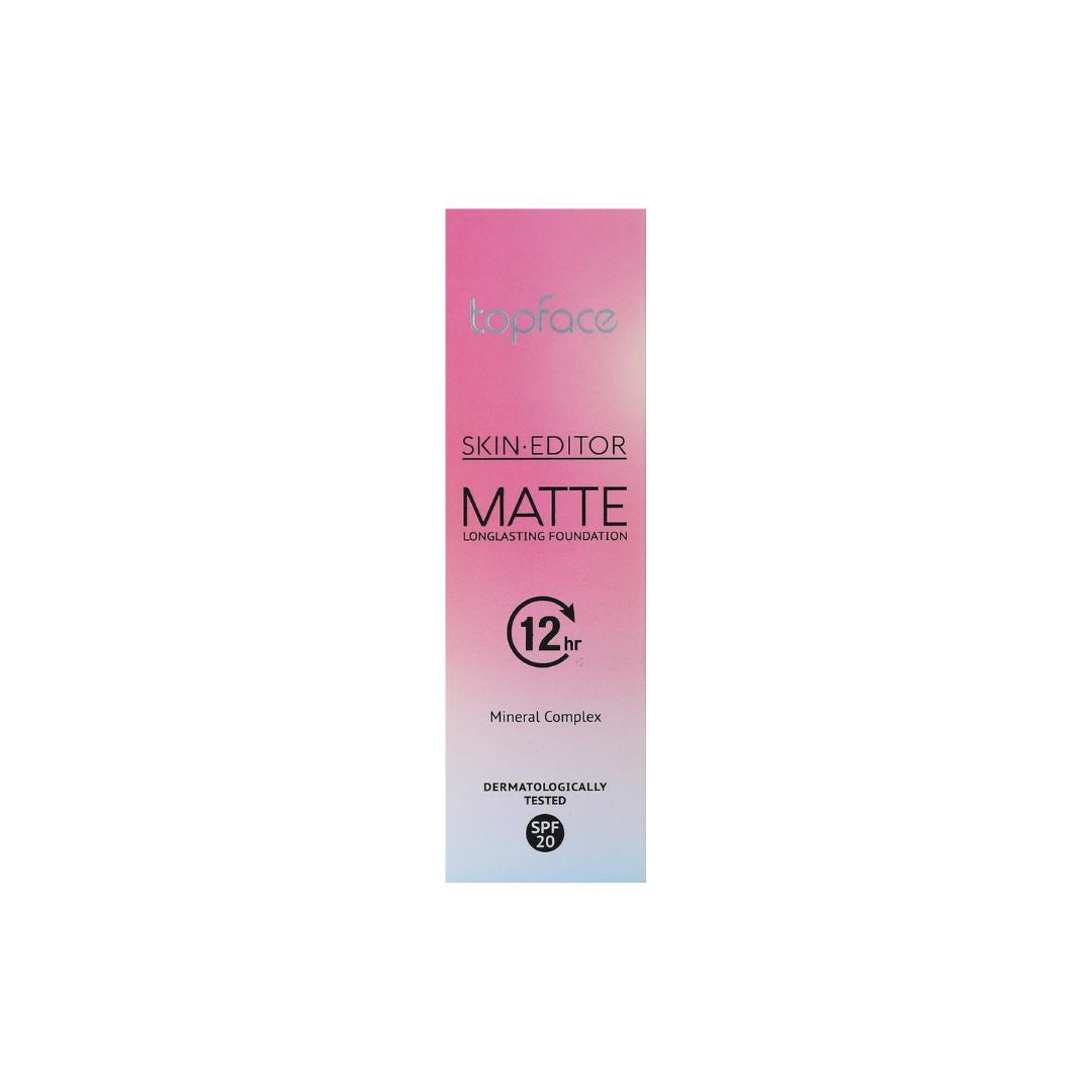 Topface Skin Editor Matte Foundation Shade 01 | 12H HD Wear