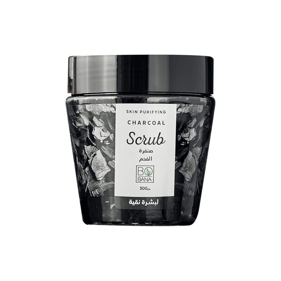 Bobana Charcoal Body Scrub (300g) | Deep Detox & Oil Control