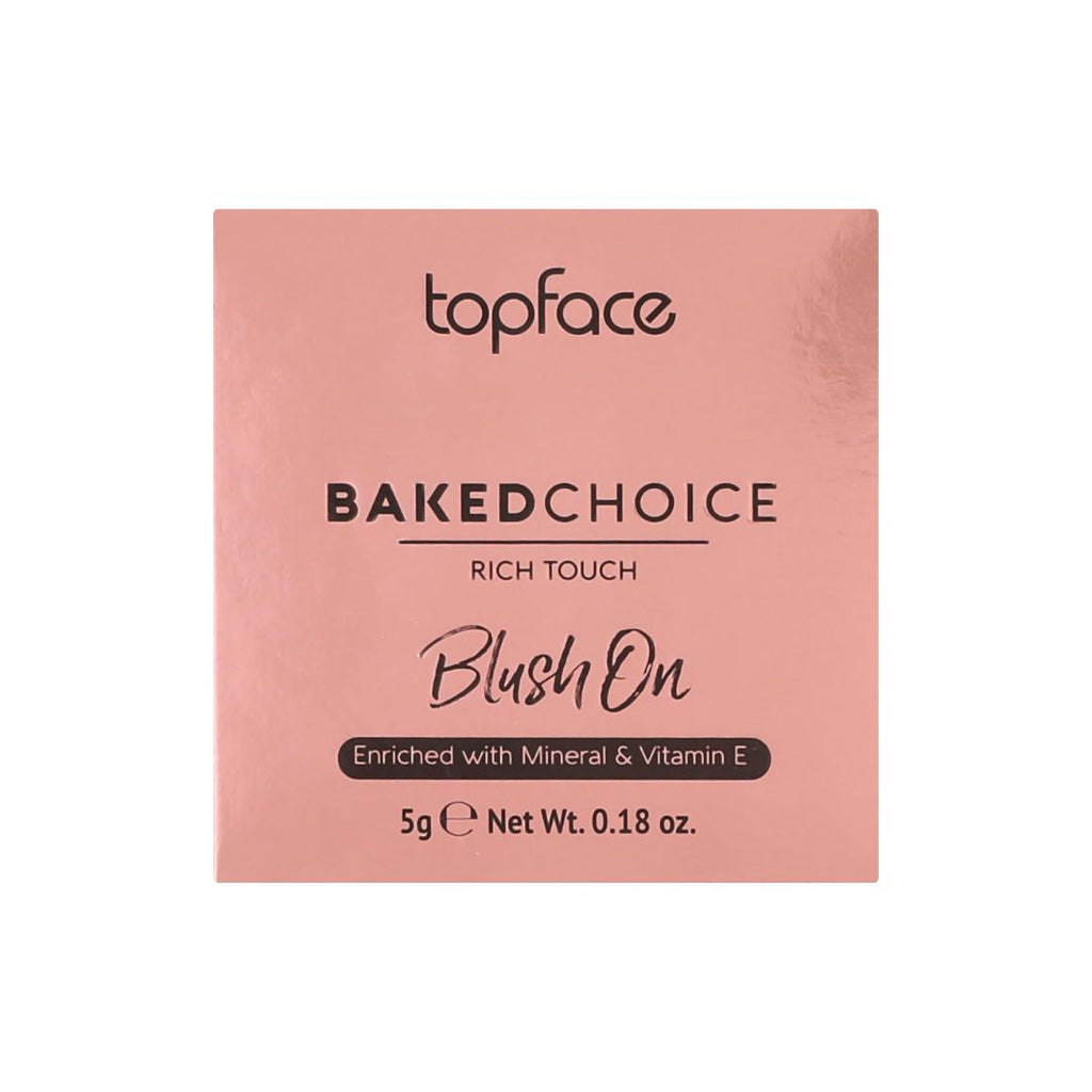 Topface Baked Choice Rich Touch Blush 006 | 12H HD Radiant Glow