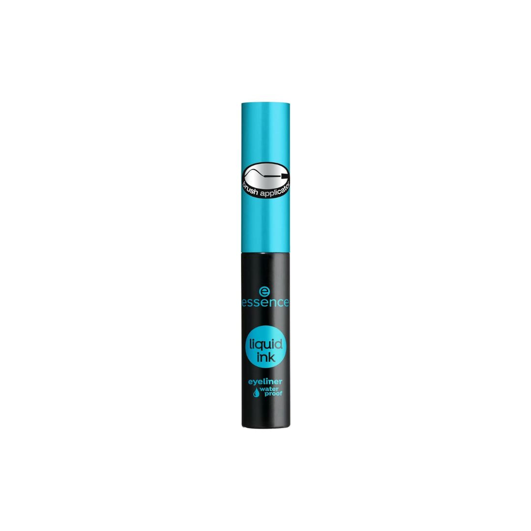 Essence Liquid Ink Eyeliner Waterproof 01 Black | 12H HD Precision