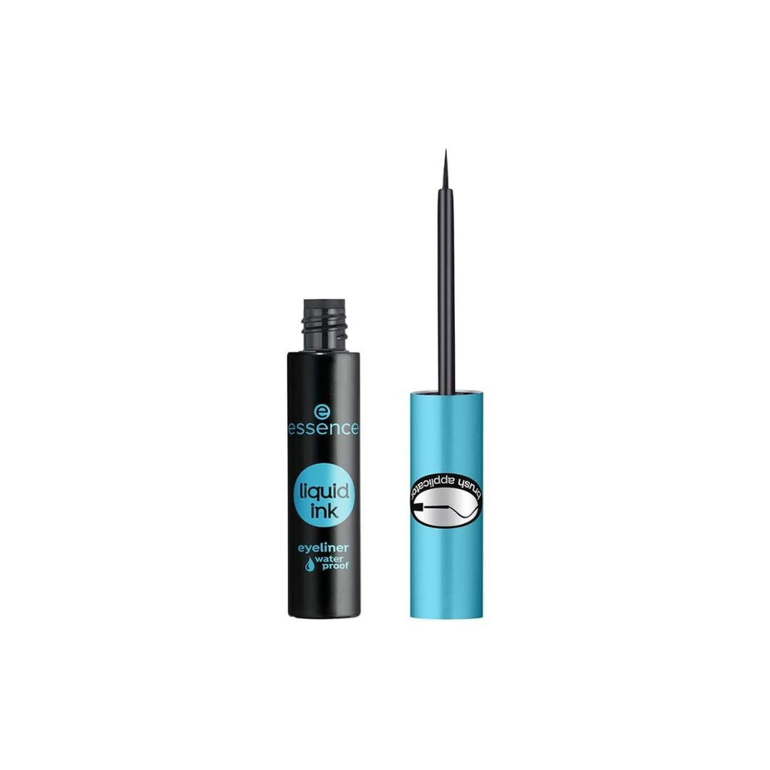 Essence Liquid Ink Eyeliner Waterproof 01 Black | 12H HD Precision