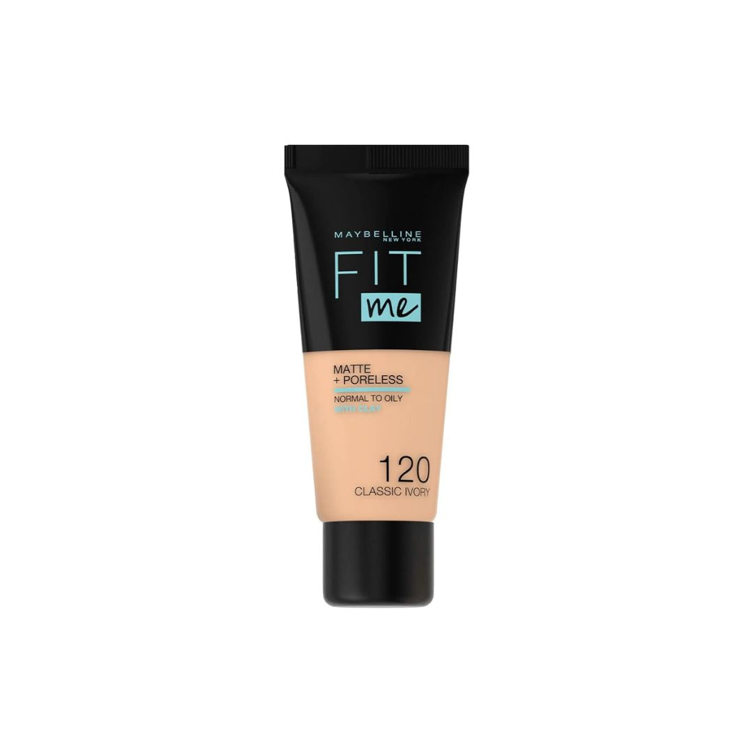 Maybelline Fit Me Matte + Poreless 120 Classic Ivory | Liquid Foundation
