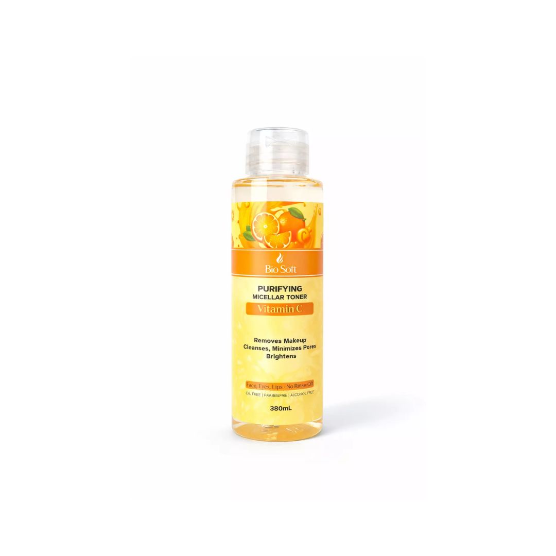 Bio Soft Purifying Micellar Toner with Vitamin C (380ml) | Brightening Cleanser