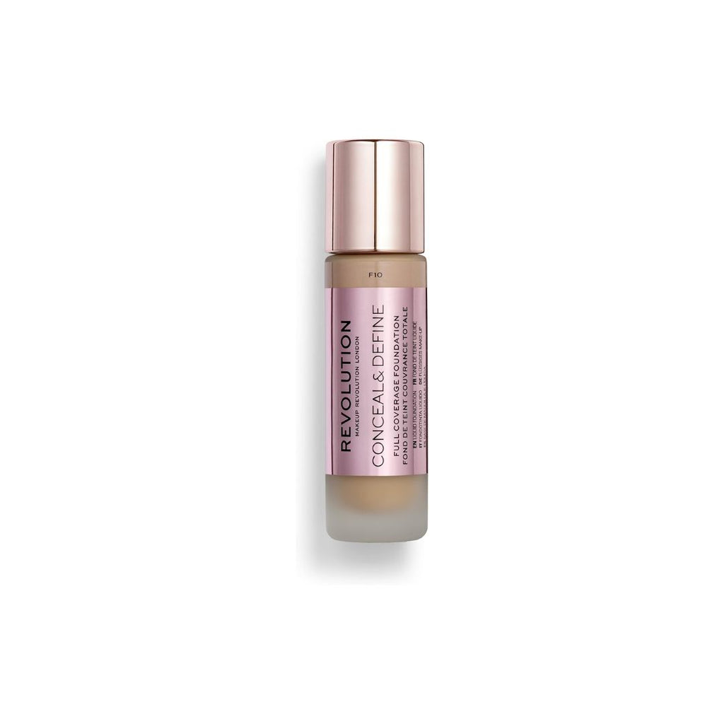 Revolution Conceal & Define Foundation F10 | Full Coverage Matte