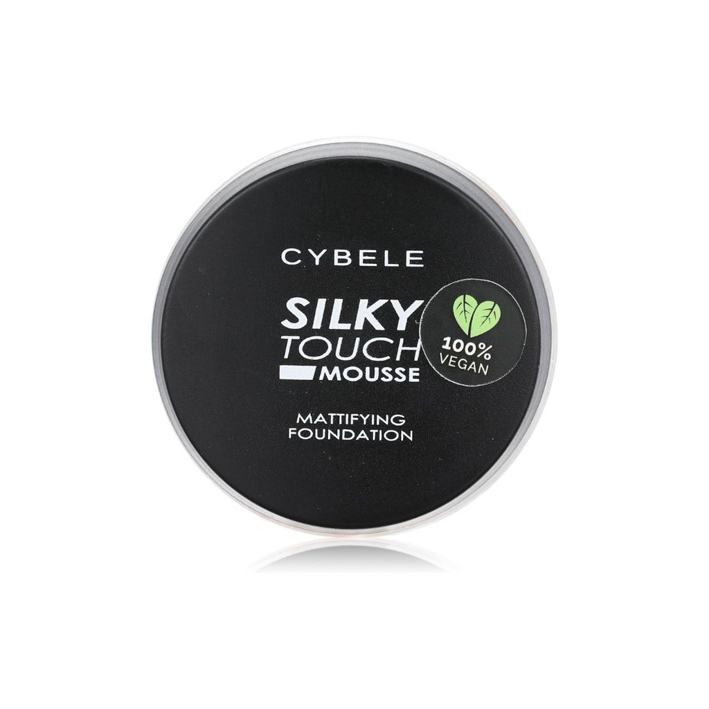Cybele Silky Touch Mousse Foundation 02 True Beige | 12H HD Matte