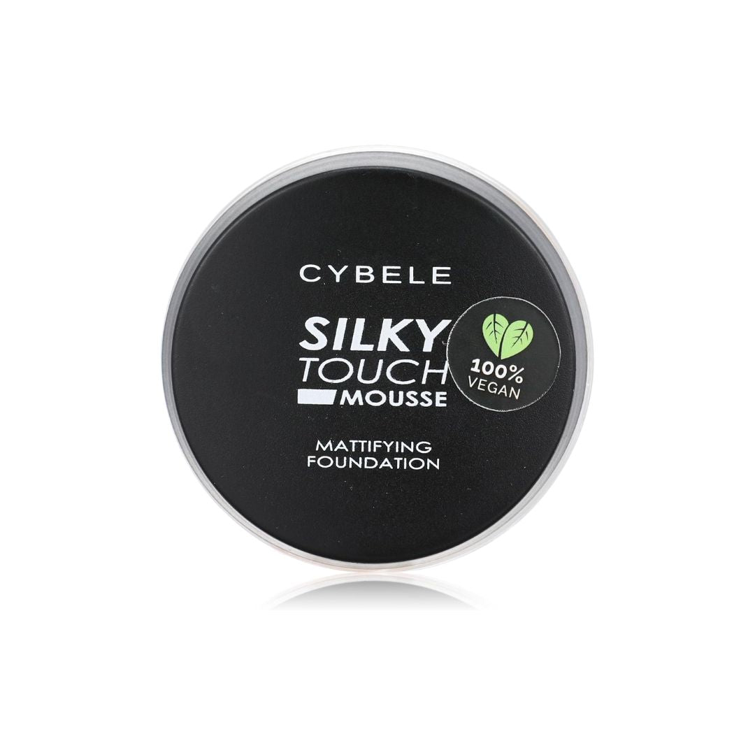 Cybele Silky Touch Mousse Foundation 02 True Beige | 12H HD Matte