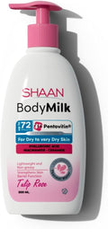 Shaan Body Milk Tulip Rose (300ml) | Floral Hydration & Glow