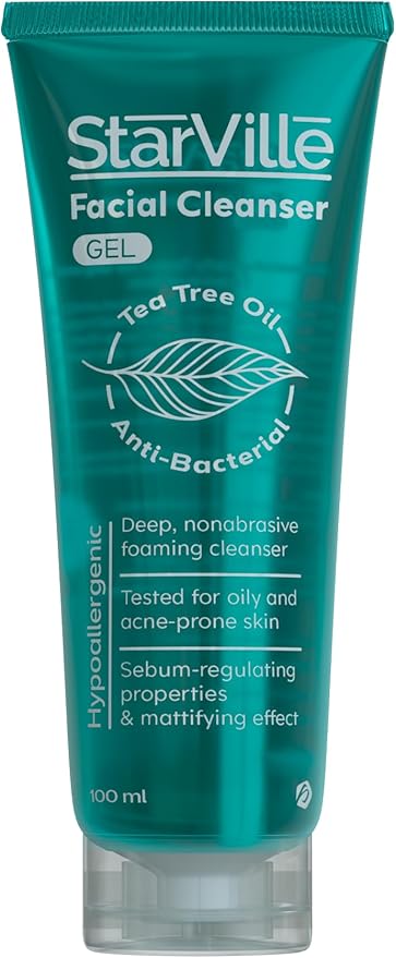 StarVille Facial Cleanser for Acne Prone Skin (100ml) | Anti-Blemish