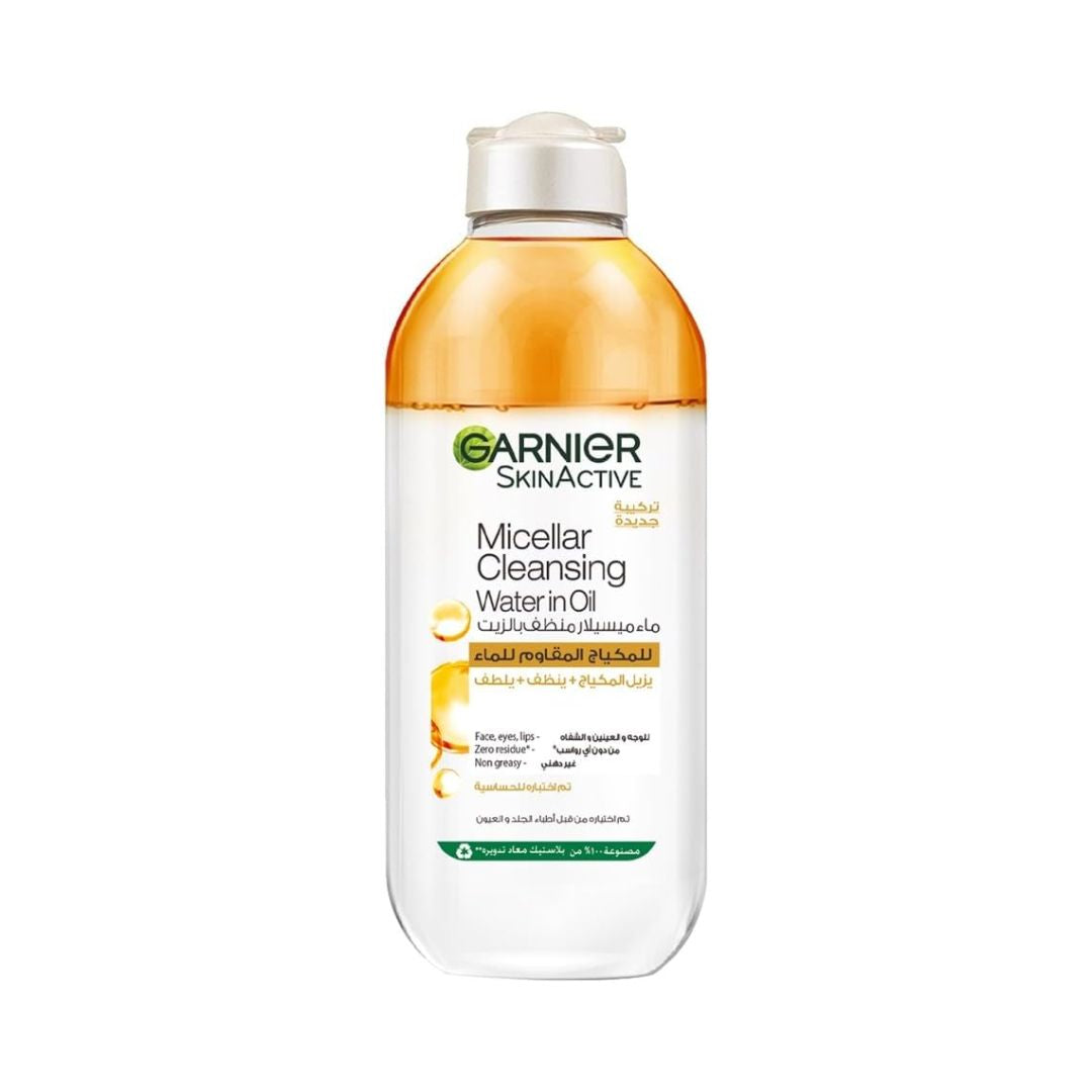 Garnier Micellar Cleansing Water-in-Oil (400ml) | Waterproof Makeup Remover