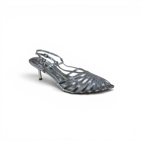 Strappy Kitten Heel Slingback
