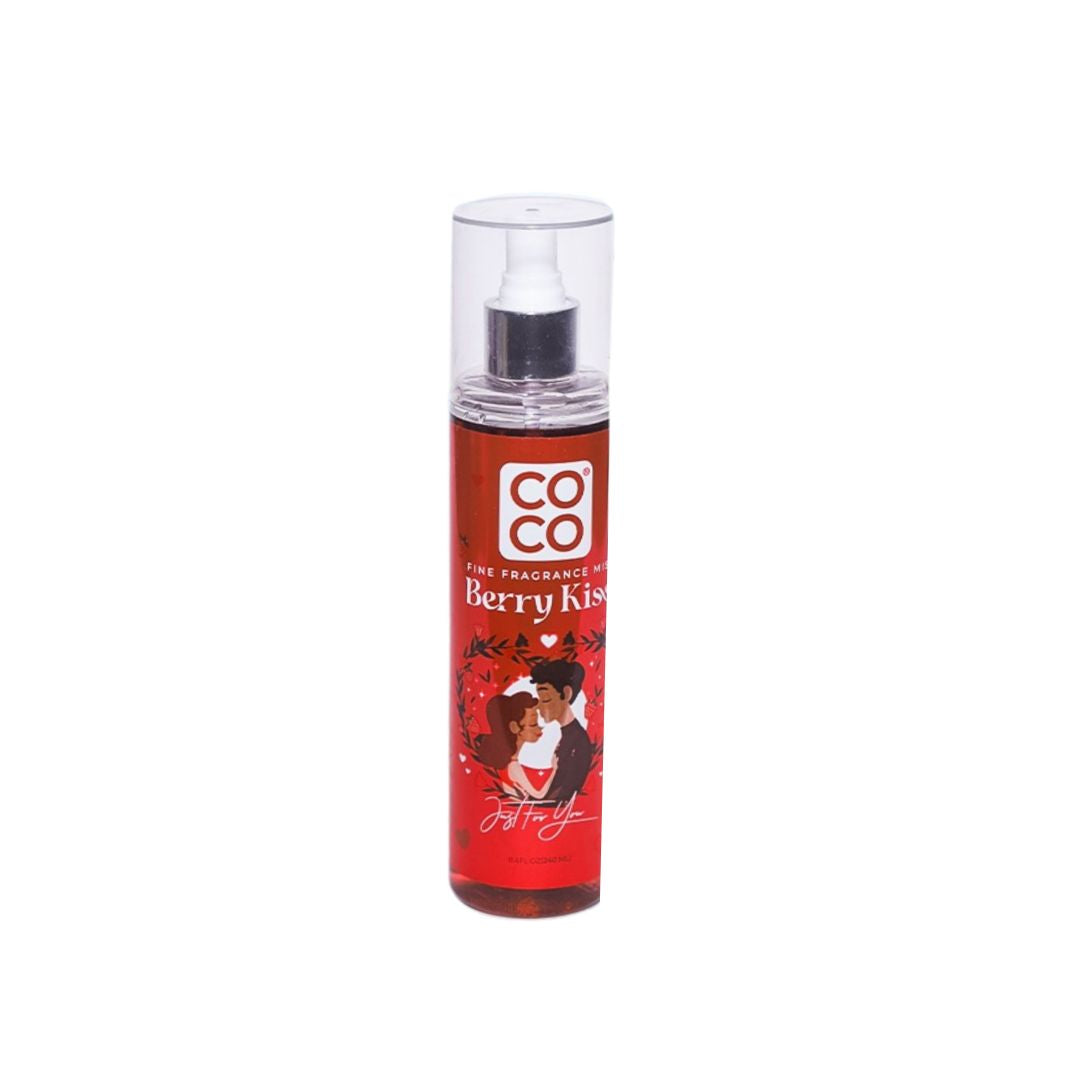 Coco Body Splash Berry Kiss 240ml | 12H HD Sweet Radiance