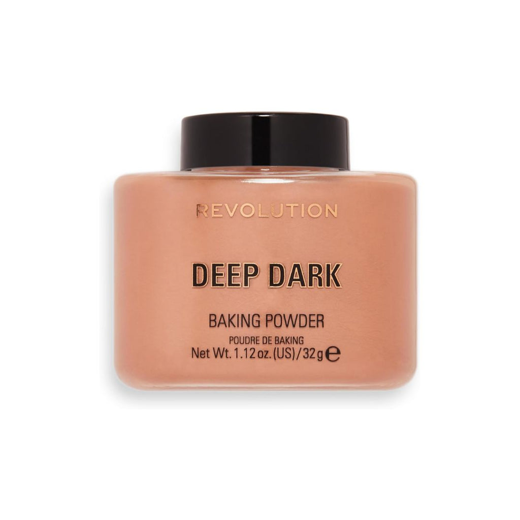 Revolution Loose Baking Powder Deep Dark | 12H HD Matte Setting