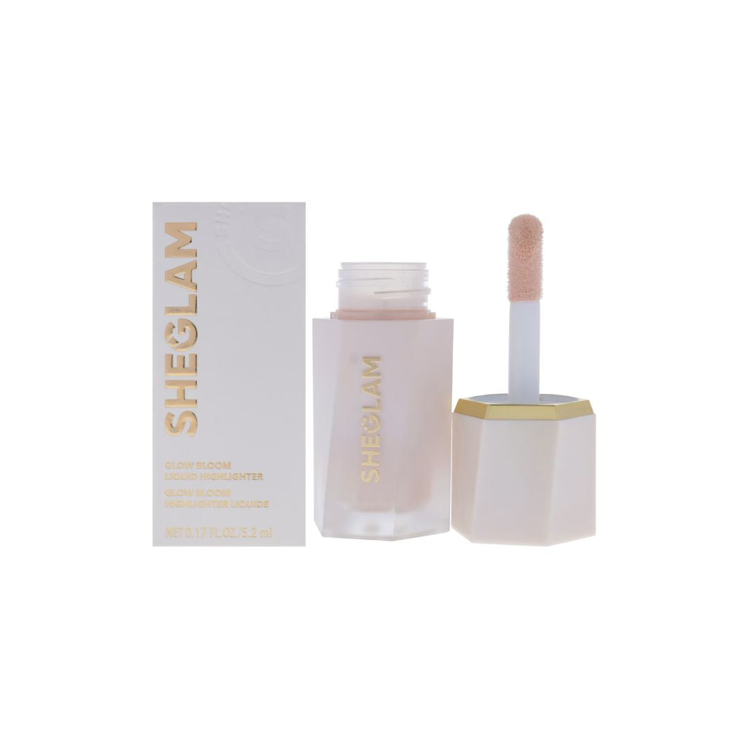 SHEGLAM Glow Bloom Liquid Highlighter - Vanilla Frost | Dewy Shimmer