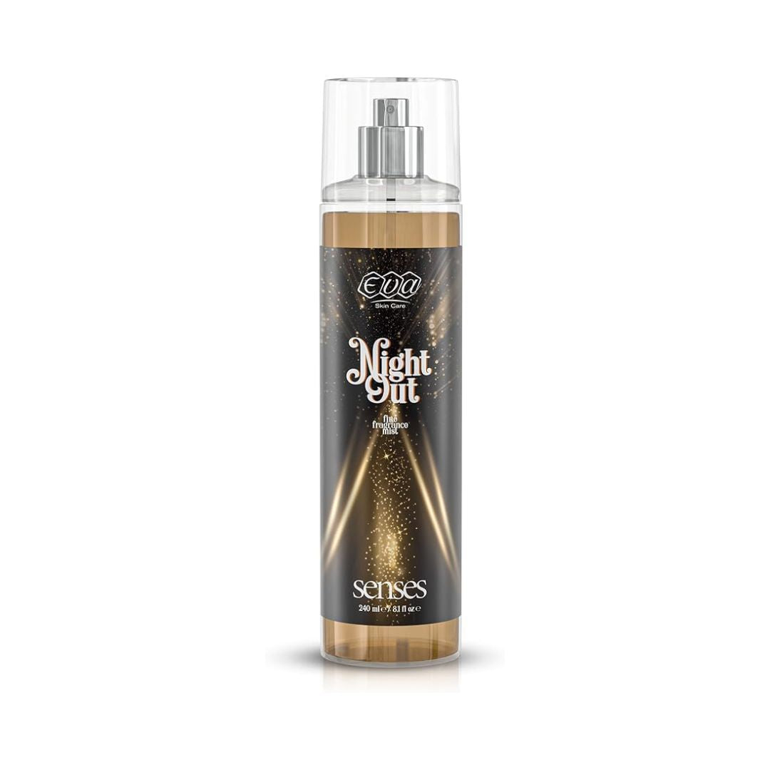 Eva Skin Care Senses Body Splash Night Out 240ml | 12H HD Elegance