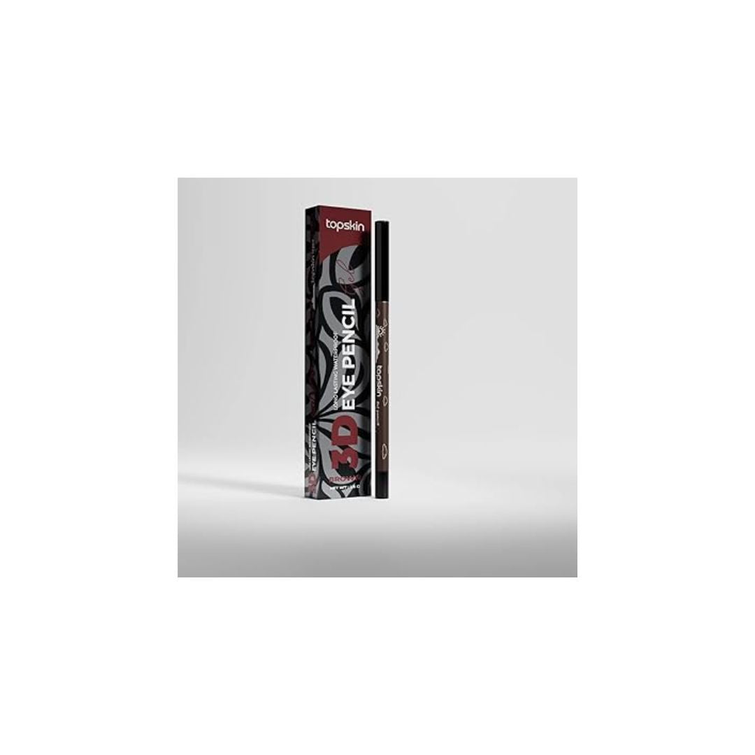 Top Skin 3D Waterproof Gel Eye Pencil | 24H Long-Lasting Liner