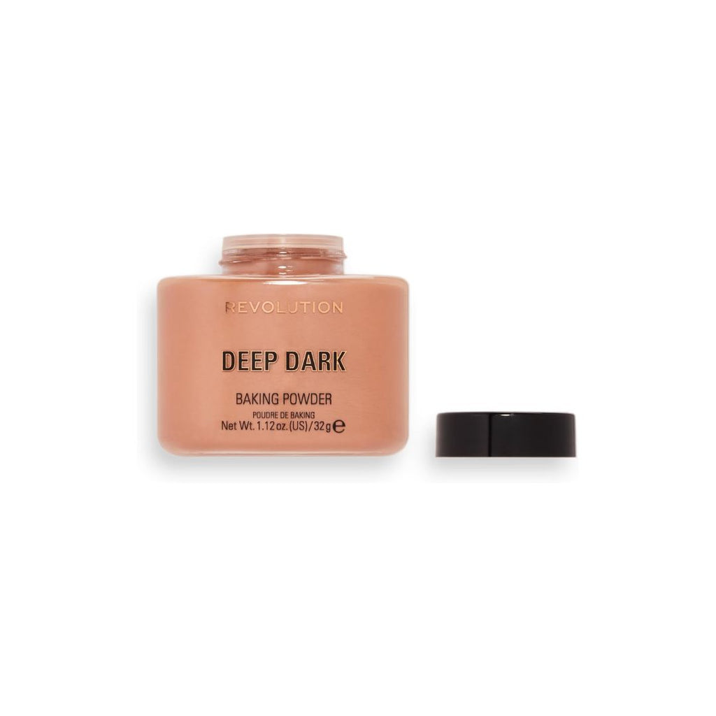 Revolution Loose Baking Powder Deep Dark | 12H HD Matte Setting
