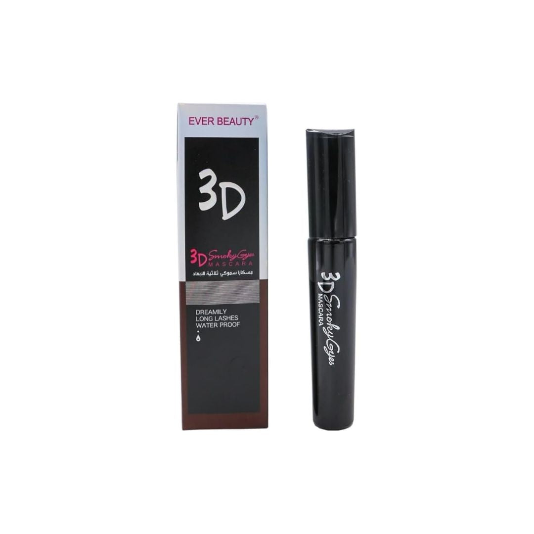 Ever Beauty 3D Smoky Eyes Mascara - Carbon Black | 24H Volume & Lift